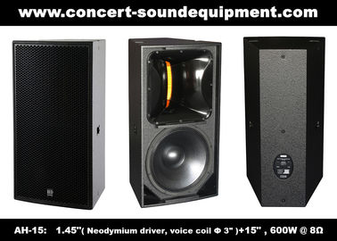 600W Nightclub Sound Equipment , 1.4" + 15" Full Range Speaker For Show , Disco , Living Event And DJ