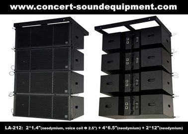 Dual 12 Inch 1560W Line Array Speaker With Neodymium Drivers For Concert , Living Event